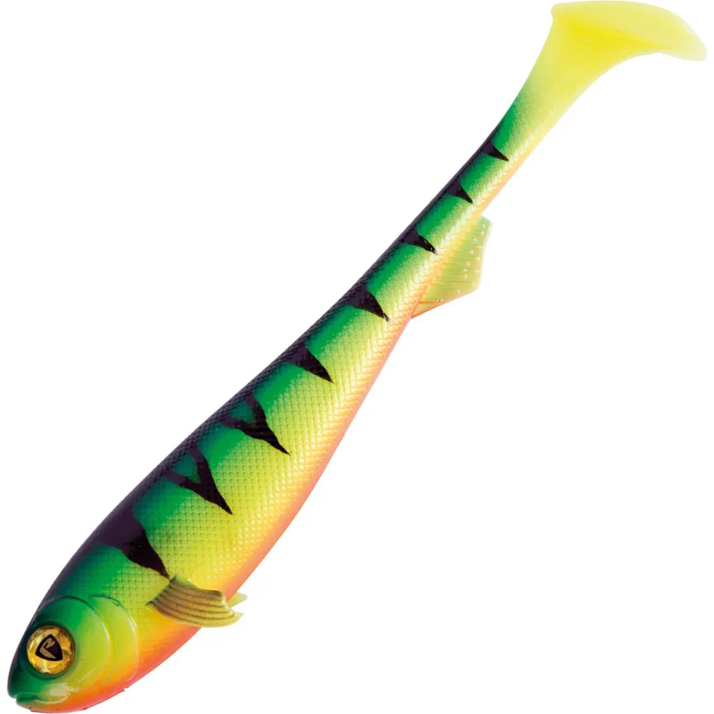 Fox Rage Super Slick Shad UV Gummifische 18cm UV Firetiger