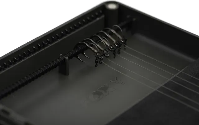 Fox Edges Tackle Box 35.5x13x3.5cm 2 Compartments Rig Box EVA Foam