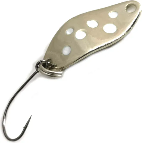 Troutwerk Spoon 2.3cm 1.5g Silver/White Dots