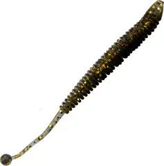 FTM Omura Baits Snake Softbait 8.4cm 1.4g Black-Gold With Glitter Garlic