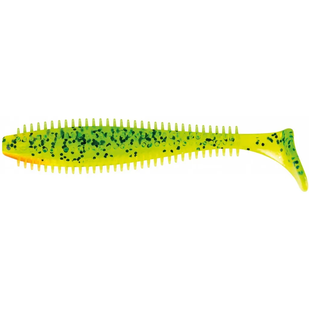 Fox Rage Spikey Shad 9cm lemontiger