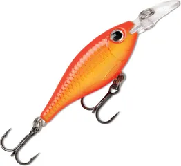 Rapala Ultra Light Shad Crankbait 4cm 3g Gold Fluorescent Red