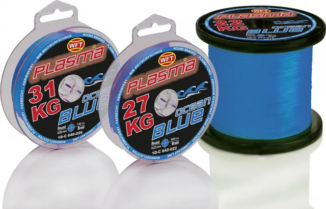 WFT KG Plasma Round Braided Line 0.26mm 150m Blue