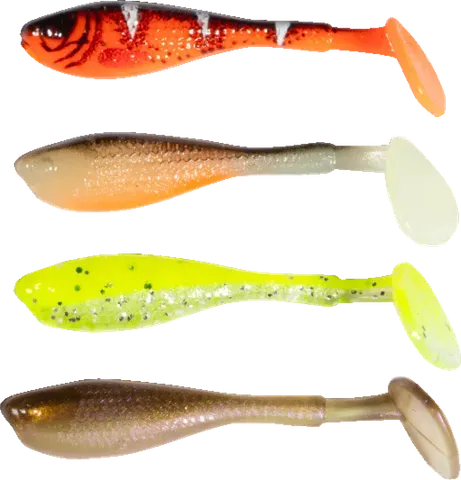 Fox Rage Mini Fry UV Weiche Köder 4cm 8pc Mixed