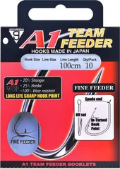 Gamakatsu A1 Team Feeder Fine Feeder Booklet Ready-Made Rig #10 100cm 0.16mm