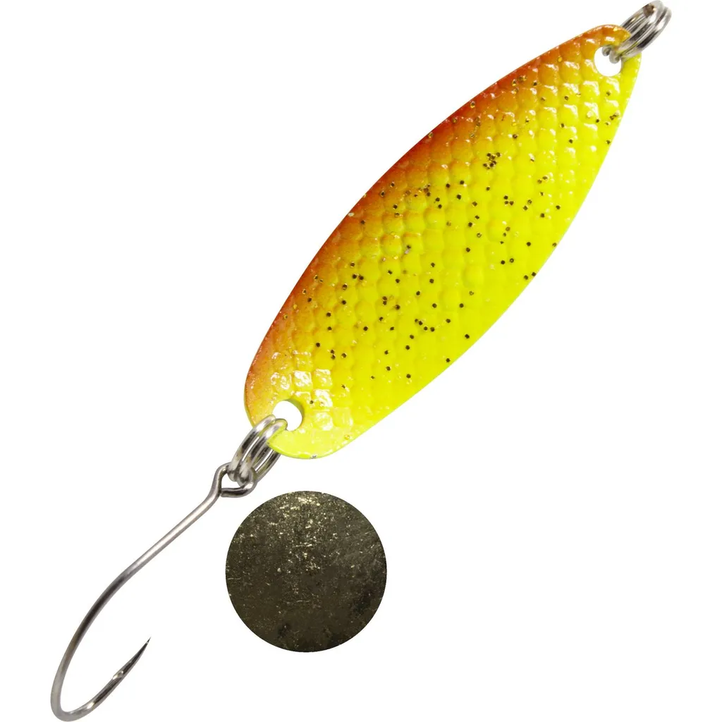 FTM Spoon Hammer 3.3cm 2.4g Orange-Gelb Mit Glitter/Gold