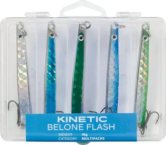 Kinetic Belone Flash Köder-Set 13.8cm 20g Mix