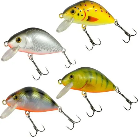 Seika Pro Wobbler Kamakura Köderset 4pcs 6cm 12.8g 0.5–1.5m
