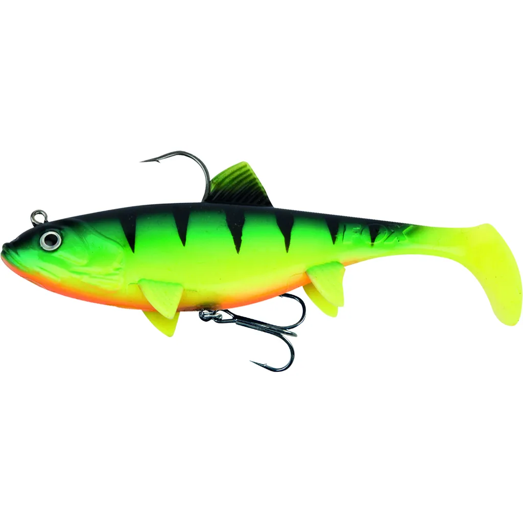 Fox Rage Replicant Wobble Swimbaits 14cm 55g UV Firetiger