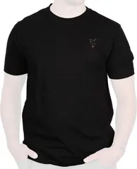 Fox Black Large Print T-Shirt Short Sleeve 100% Cotton