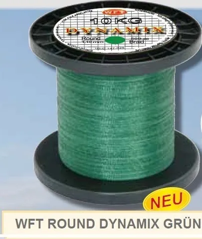 WFT Round Dynamix Geflochtene Schnur 1000m 0.25mm 23kg Green