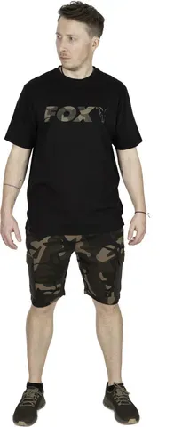Fox Black Camo Logo T-Shirt L