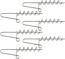 Spro Softbait Spiral Shallow Screws 6pcs 5.4cm Stainless Steel
