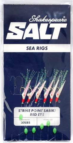 Shakespeare SALT Rigs Strike Point Sabiki Red Eye 9g