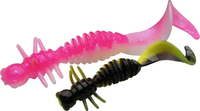 Berkley PowerBait Power Curly 4cm Spring Green/Sunshine Yellow