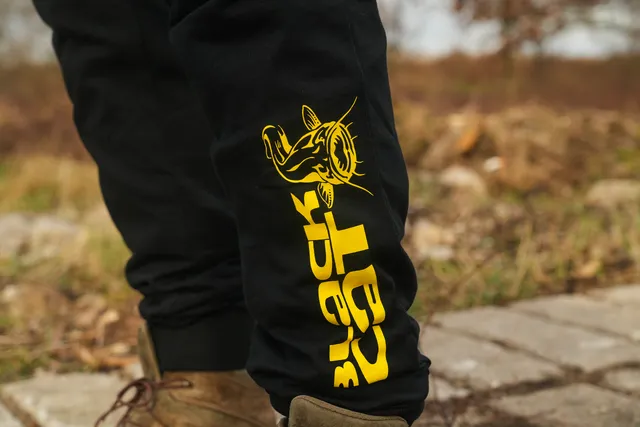 Black Cat Black Joggers Large