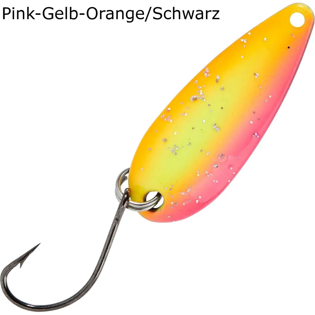 Balzer Spoon Swindler Blinker Pink Gelb Orange Schwarz 2,3g