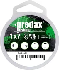 Predax Stahlvorfach für Stinger 1x7 0.91mm 41kg 5m