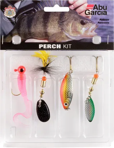 Abu Garcia Lure Kit Perch 4pc Blade Bait Freshwater Pre-rigged