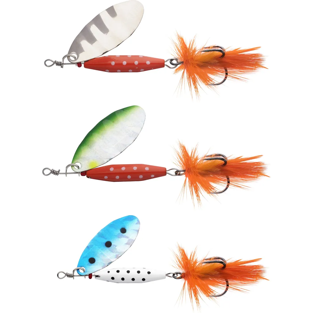 Abu Garcia Reflex 3-Pack LF Inline-Spinner 6.5cm 18g Assorted