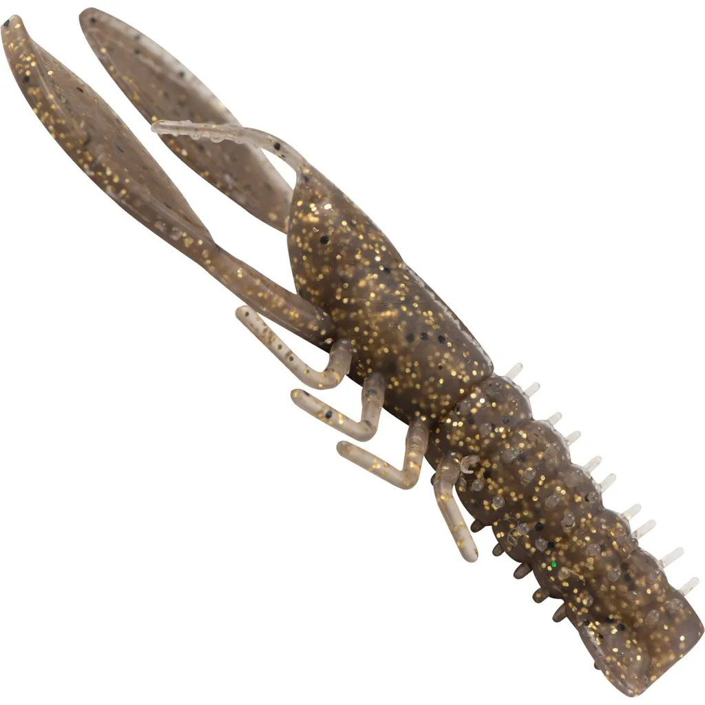 Fox Rage Creature Crayfish Gummiköder 9cm UV Golden Glitter