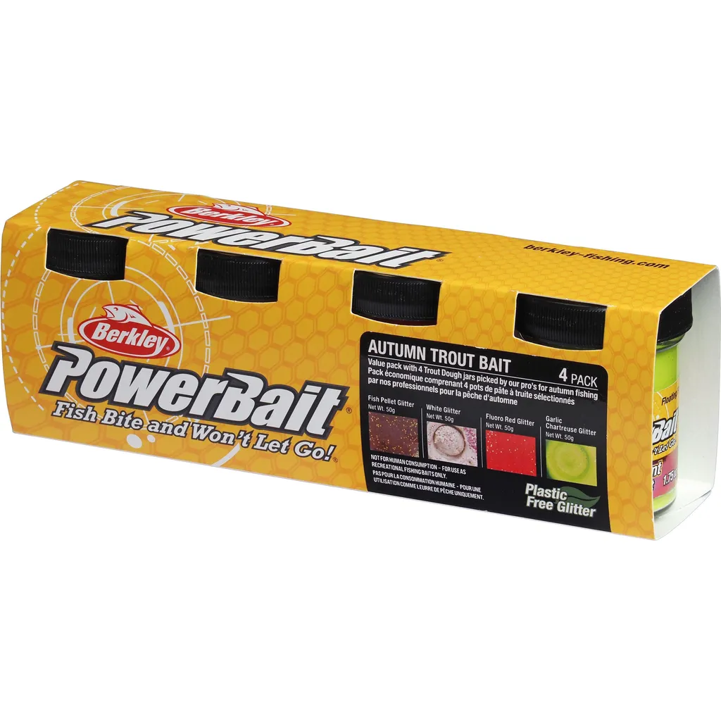 Berkley PowerBait Forellenteig 4x50g Herbst