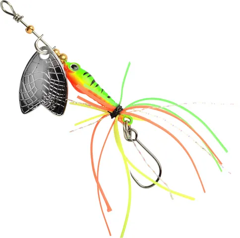 Spro Larva Mayfly Micro Spinner 5cm 4g Firetiger Single Hook Size 10