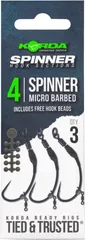 Korda Spinner Hook Sections Spinner Barbless #4