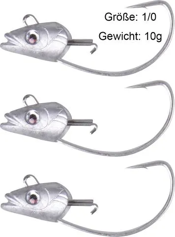 Savage Gear Sandeel Jig Heads 10g 1/0