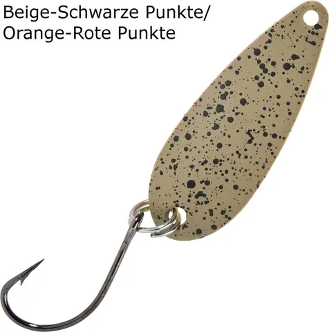 Balzer Spoon Swindler 2.3g Beige-Schwarze Punkte/Orange-Rote Punkte