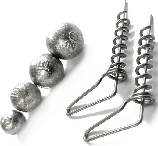 Pikecraft The System Sinkers & Weights S-Screw Set Light 5-20g 6pc
