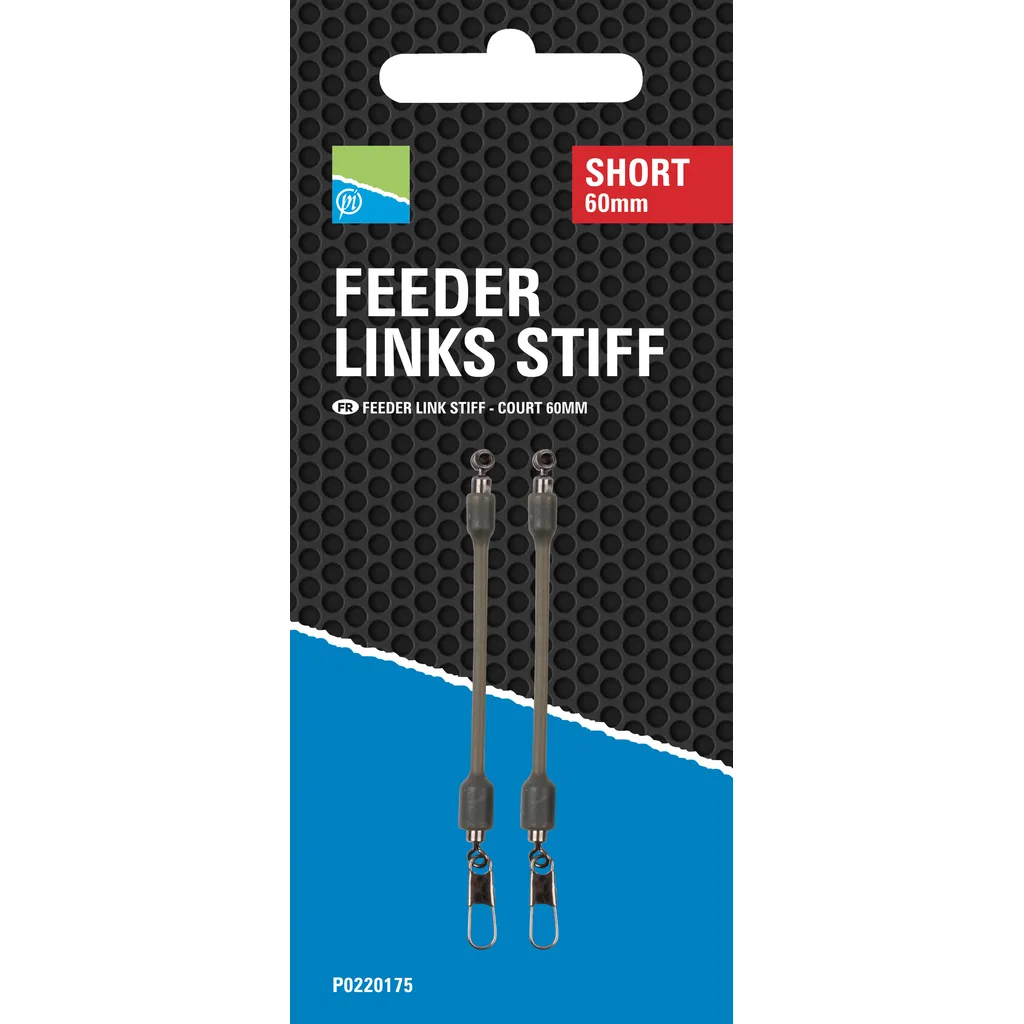 Preston Feeder Links Stiff Montagezubehör 60mm Short