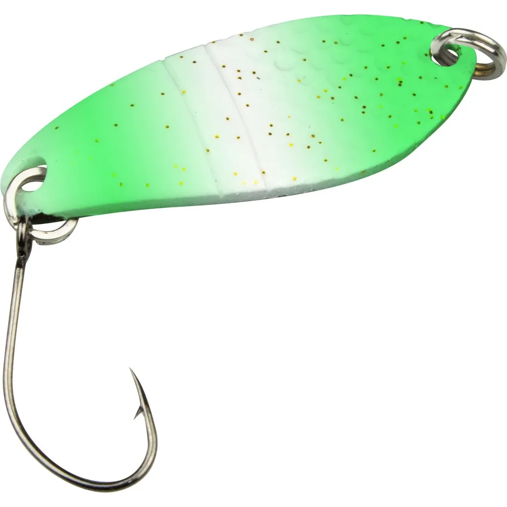 FTM Spoon Dragon Blinker 2.5g 3.2cm Neon Grün Glow Schwarz Glitter Glow