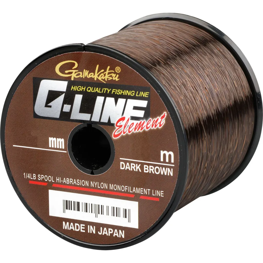 Gamakatsu G-Line Element Dark Brown Monofilschnur 0.24mm 4.1kg 2270m