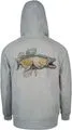 BKK Hoodie-Zander-Grey 100% Polyester