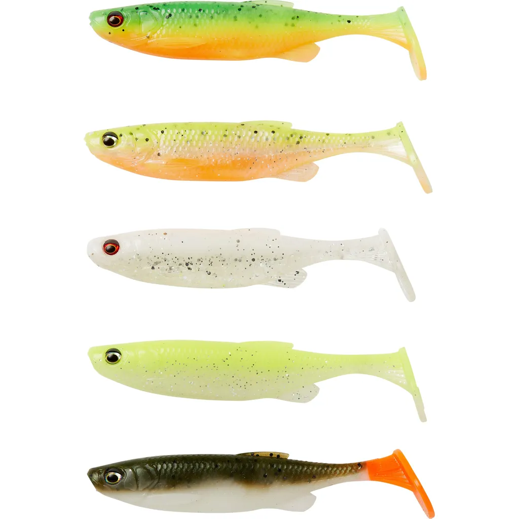 Savage Gear Fat Minnow T-Tail Softbait 7.5cm 5g Dark Water Mix