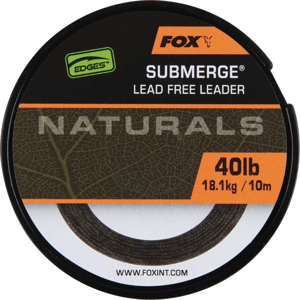 Fox Edges Naturals Submerge Leadfree Leader 10m 13.6kg