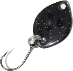 Troutwerk Spoon 1.2cm 0.8g Black/Black Dots