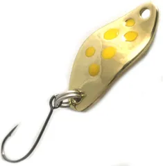 Troutwerk Spoon 2.3cm 1.5g Gold/Yellow Dots