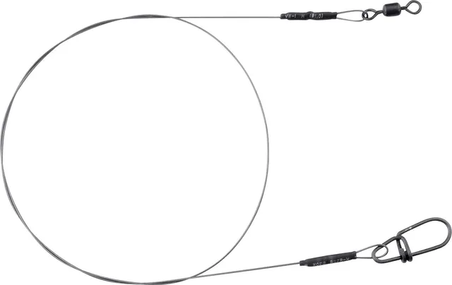 Spro Matt Black Leader 1x1 Titanium 30cm 10kg 0.3mm
