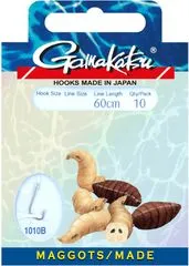 Gamakatsu Maggots Ready-Made Rigs 1010B 10pcs 60cm