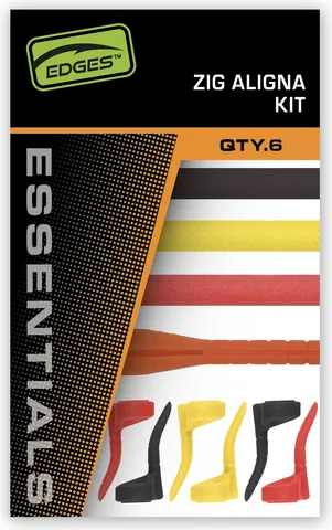 Fox Edges Zig Aligna Kit Rig Accessory Black/Red/Yellow