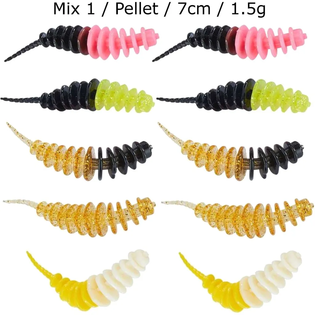 Balzer Trout Collector Softbaits 7cm 1.5g Mix 1 Pellet