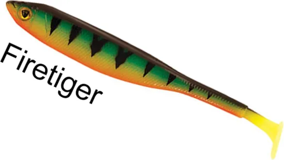 Fox Rage Tiddler Fast Gummiköder 8cm firetiger