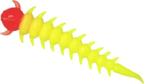 Westin Greedy Worm 5.5cm 8pc Floating Orange/Yellow