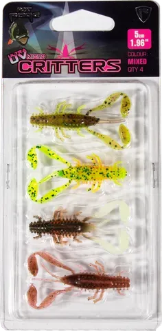 Fox Rage Micro Critters Weiche Köder 4pc 5cm Green Pumpkin