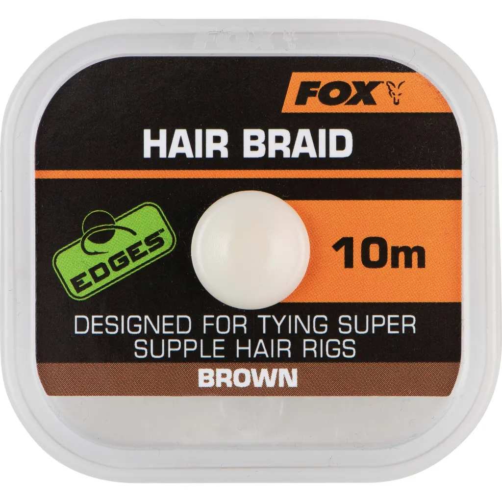 Fox Edges Hair Braid 10m Braun 10pc