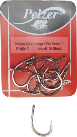 Pelzer Mako S.F. Serie 7 Haken 2 10pcs