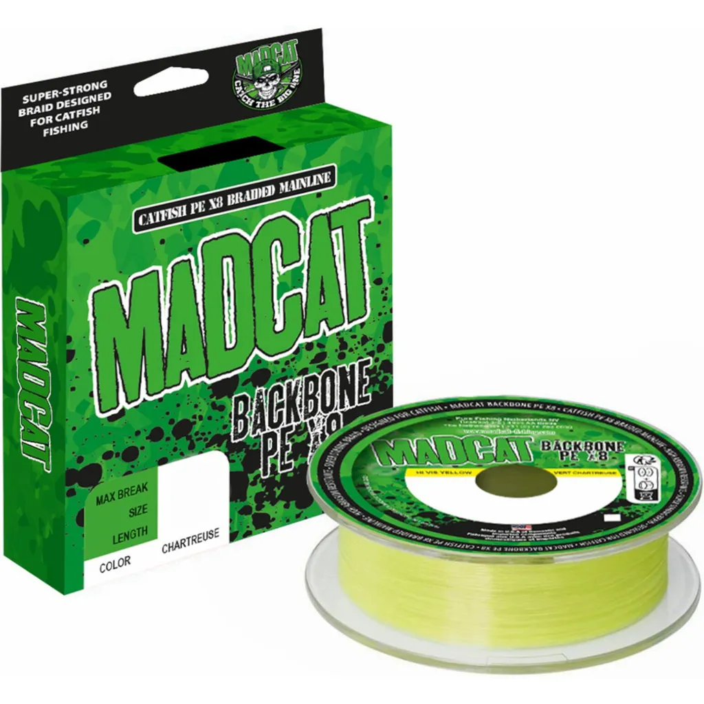 Madcat Backbone Geflochtene Angelschnur 0.50mm 59.1kg Chartreuse