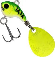 Westin DropBite Tungsten Spin Tail Jig Spinner Colorado Chartreuse Ice